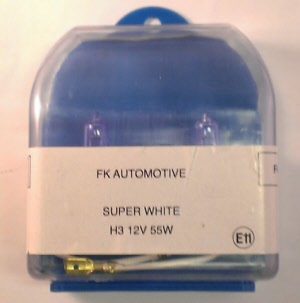lampenset h3 55w super white